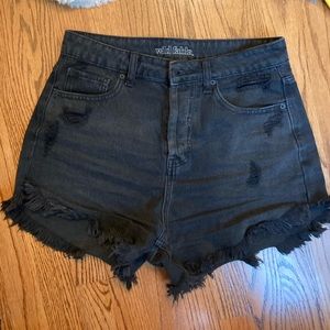 Wild Fable dark wash denim shorts